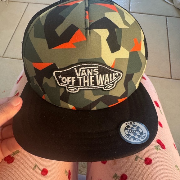 Vans Other - Vans Green and Black Camo Snapback Hat